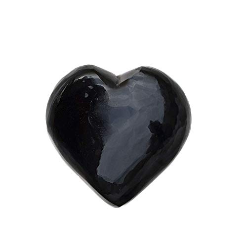 Black Obsidian Worry Stone – Heart Shaped Palm Stone for Energy Crystal for Spiritual Cleansing, Chakra Reiki Healing and EMF Protection (55mm-60mm) Black Obsidian Worry Stone – Heart Shaped Palm Stone for Energy Crystal for Spiritual Cleansing, Chakra Reiki Healing and EMF Protection (55mm-60mm)