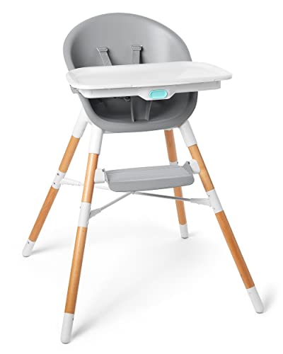 Image of Skip Hop Baby High Chair, Eon 4-in-1, Grey/White