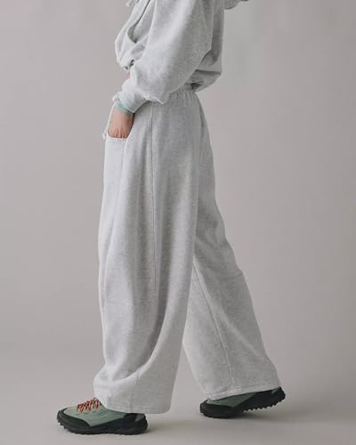 Wide Leg Sweatpants for Women Y2K Low Rise Baggy Barrel Sweat Pants Teen Girls Cute Oversized Sweatpants with Pockets4