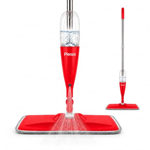 Image of Spray Mop for Home Cleaning Floor with Washable Microfiber Pad - with Refillable Bottle for Wooden Floor, Hardwood, Marble, Laminate, Ceramic Tiles, and for Dust Cleaning
