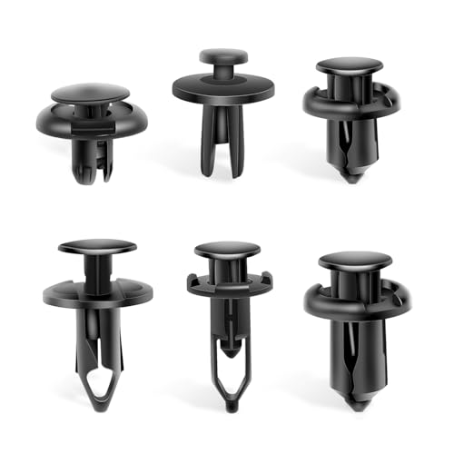 Image of Nilight 120PCS Car Retainer 6.3mm 8mm 9mm 10mm Expansion Screws Replacement Kit Bumper Push Rivet Clips for Honda Acura GM Chrysler Ford Toyota Lexus