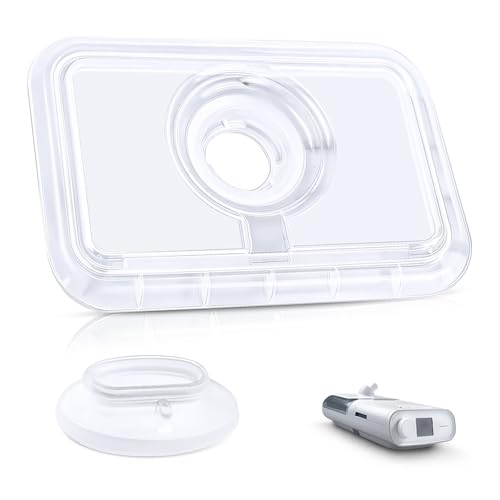 CPAP Machine Gasket with Inlet Seal Dry Box Assembly and Tank Flip Lid Compatible with Dreamstation 1 Water Chamber Silicone Gaskets CPAP Replacement Seals for Phillips Dreamstation Humidifier