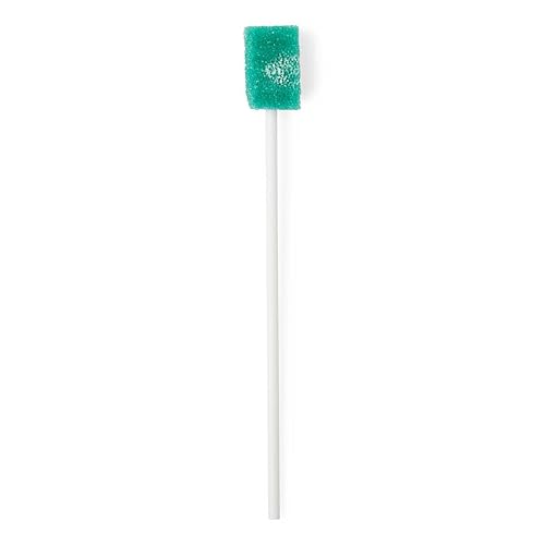 Miniatura 3 de Medline DenTips - Hisopos orales tratados, color verde, paquete de 10 hisopos