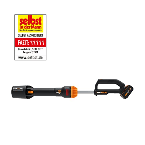 WORX WG543E Profi Akku-Laubbläser Leafjet 20V, inkl. 4Ah Akku & Ladegerät – Ansicht 2
