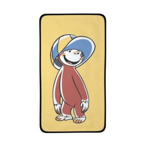 おさるのジョージ タオル フェイスタオル プールタオル 手拭いタオル ふかふか 耐久性 軽量速乾 キャラクター 子供 71*40.5cm
