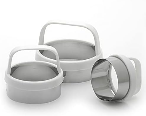 Norpro Biscuit/Cookie Cutters, Set of 3, As Shown