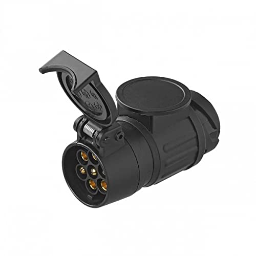Hillfield Adapter 12 V von 13 auf 7 Polig Erstausrüsterqualität nach ISO 1724 und 11446 Anhängerkupplung