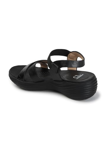 Image of Carlton London women's Lightweight Comfort Wedge Heel Slingback Sandals