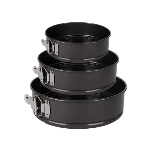 Springform Cake Pan Set,Nonstick Leakproof 3 pcs Cake Pan...