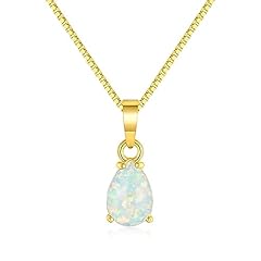 Yellow Gold-White Opal