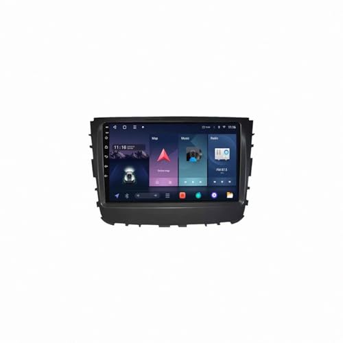 Car Stereo Carplay Radio de Coche para SsangYong Rexton Musso 2017-2019 Pantalla de Coche con Carplay y Android Auto Inalámbricos, Bluetooth, Mirror Link, 4 Nuclear 2G+32G