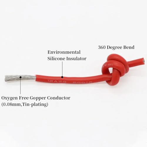 Câble d'alimentation 12AWG résistant au feu avec âme ultra flexible