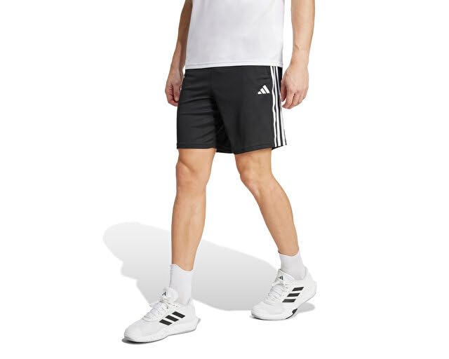 Image of adidas Tr-ES PIQ 3Sho Men Blue Training Shorts Size -