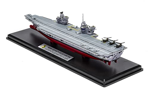 Corgi Diecast HMS Queen Elizabeth (R08) Queen Elizabeth-Class Aircraft Carrier 1:1250 Royal Navy Warship Military Display Model CC75000, Grey - Image 7