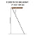 10-Foot Aluminium Attic Ladder, Attic Ladder Pull Down System for 54" W x 22.5" H Opening, Pull Down Attic Ladders with Non-Slip Foot Mats, Fits 7'8" to 10'3" Ceiling Heights, 375-Pound Load Capacity