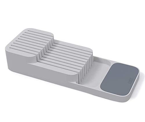 GLIVE (LABEL) Knife Block Knife Storage Rack Kitchen Drawer Organizer Tray Cutlery Storage Holder Stand for Knives Knife