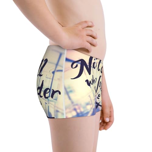 Boys' Cotton Boxer Brief Soft Underwear-Not All Those Who Wander Are Lost2