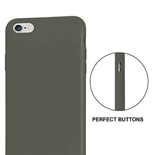 CIUTEK - Cover per iPhone 6/6S, in silicone opaco