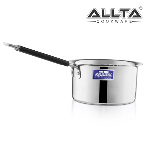 Image of ALLTA Stainless Steel Regular Saucepan /Tea Pot /Milk Pot - 1700ML | Diameter - 18cm