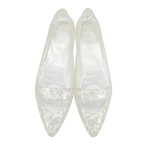 Image of Sleek /Pointed Toe Dress Slip on Jellies, Ballet flats /Jelly Sandal Shoes for Women