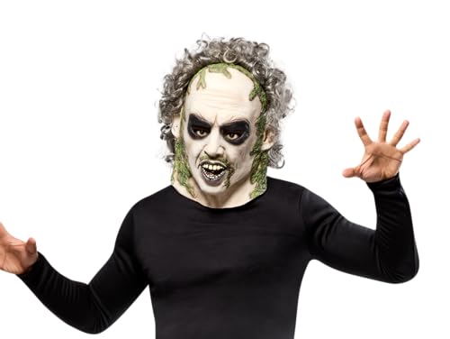 Rubies Beetlejuice: Beetlejuice Mask with Hair for Adults Mens No Size