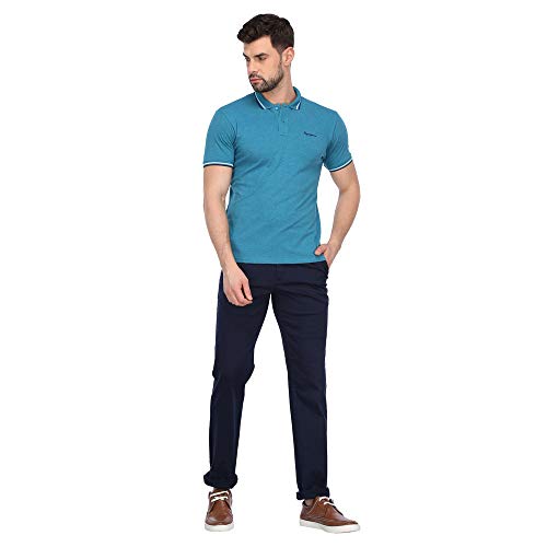 Image of Pepe Mens Slub Polo T-Shirt