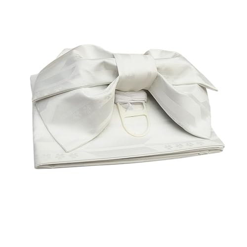 Kimono Obi Japanese Sash Belt Geisha Waist Belt Summer Bathrobe Classic Lightweight Pre Tied Bow Lady Waistband Belt