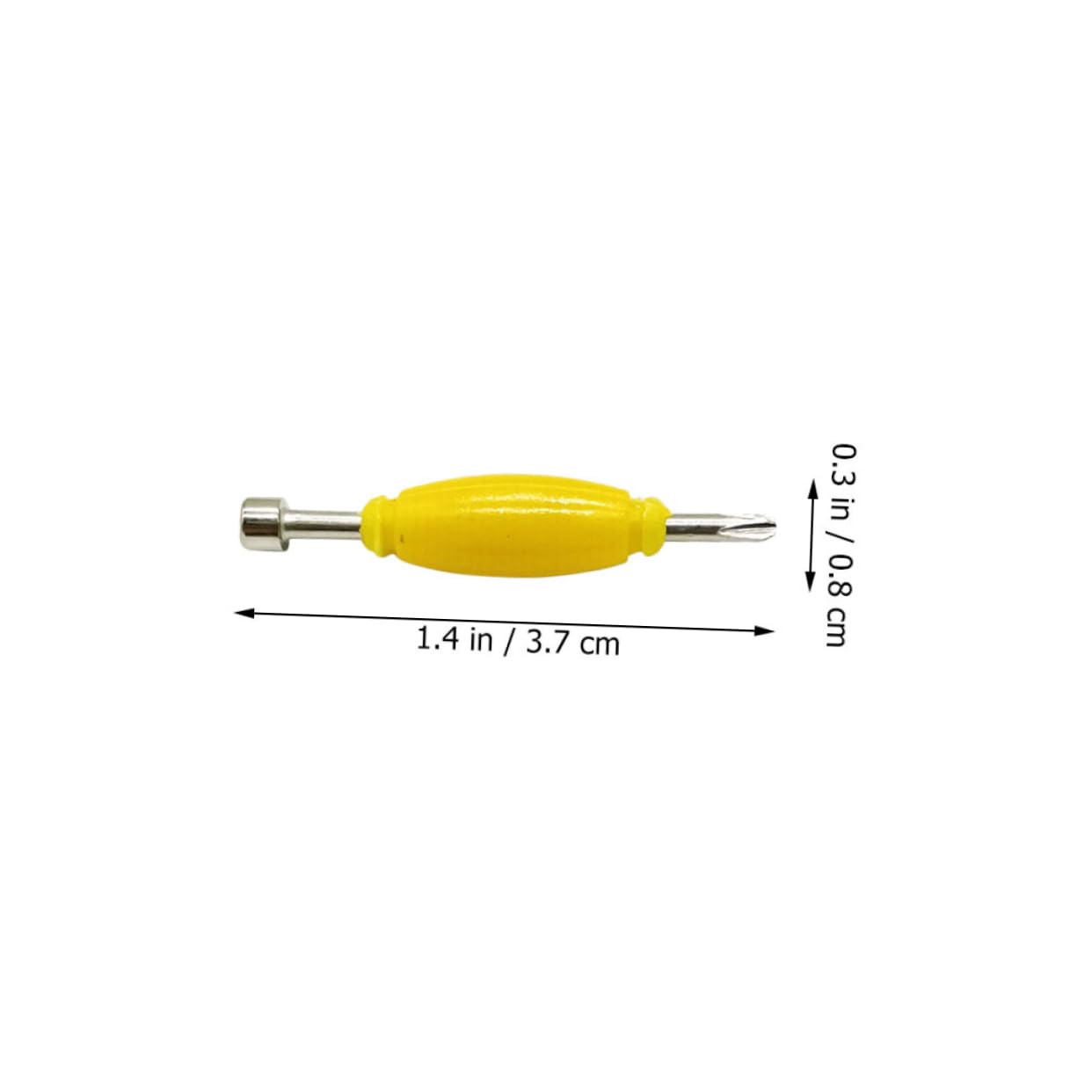 12pezzi Mini Cacciaviti Doppia Testa Per Fingerboard Strumento Multifunzione Per Riparazione Skateboard Cacciavite Per Viti Piccole Kit Utensili Per Skateboard Miniature