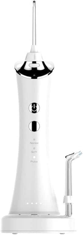 Water Flosser Professional Cordless Dental Oral Irrigator - Portable and Rechargeable Waterproof 4 Modes Water Flosser for Home and Travel, Braces & Bridges Care