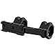 WestHunter Optics Precision Cantilever Picatinny Scope Mount, 34mm Tube Offset Dual Ring Lightweight One-Piece Riflescope Mount - 20MOA, Black