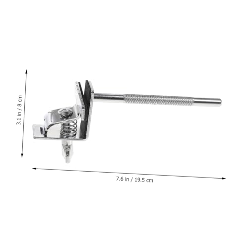 Soporte Abrazadera para Cowbell de Kit de Batería Toddmomy para Bombo con Clip Acolchado para Hardware de Percusión miniatura 2