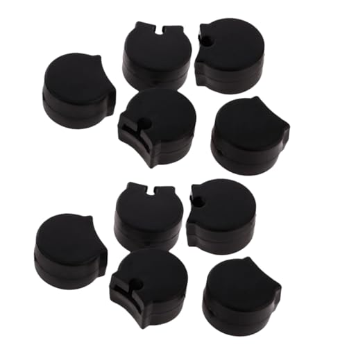 TOGEVAL 10個 クラリネット用ゴム製親指レストカバー 指の正しい位置を保持する保護パッド 快適な演奏をサポートするシンプルな指サポータ