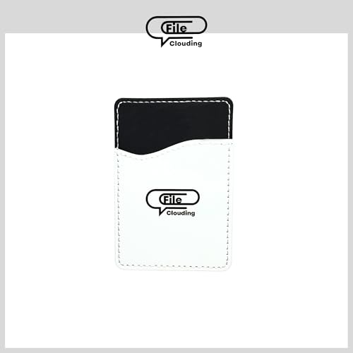 PU Leather Card Holder, Compact and Light Weight, Single Card Slot, Black and White Color, No NFC2