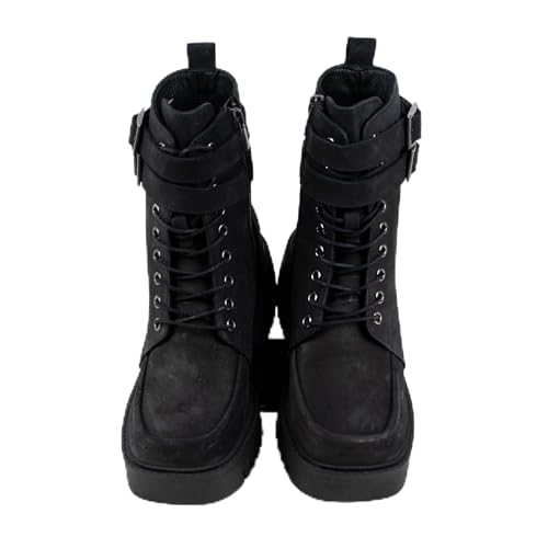 Bottes pour femme noires confortables et bottes d'hiver à talon