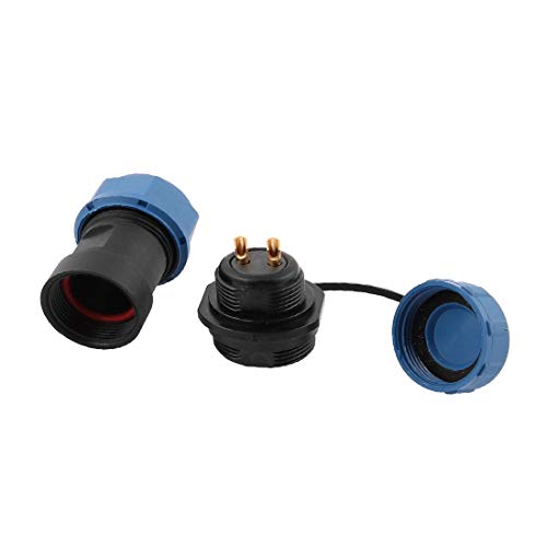 Adaptador de aviación SP1711/P 2 polos 500V AC miniatura 1