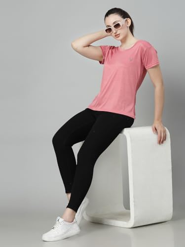 Image of UZARUS Women's Comfort Active Fit Workout Top Sports Gym T-Shirt (Pack of 2)