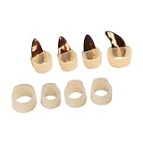 HONITANO 1 セット 古箏ネイルセット 爪 ヒント 古正指ピック 指スリーブプ