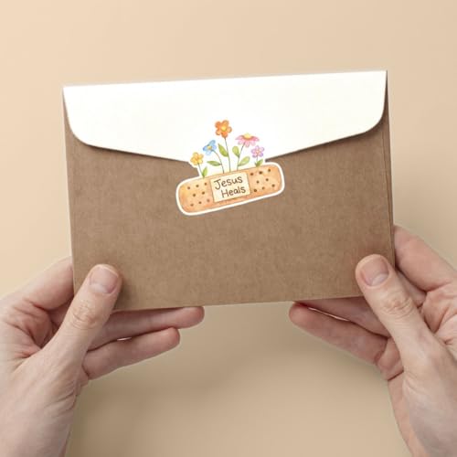 Calcomanías de fe cristiana decorativas y resistentes para maletas y laptops 5