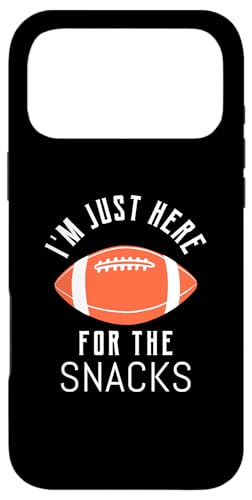 �t�b�g�{�[��T�V���c I'm here for the snacks �ʔ����t�b�g�{�[���I�� �X�}�z�P�[�X iPhone 17 Pro Max �p