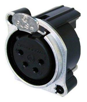 Neutrik Penn Elcom NC4FBH-D XLR 4-Pin Female Chassis Connector | ...