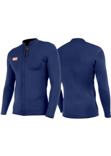 Chaqueta de neopreno VISSLA Solid Sets 2Mm con cierre frontal miniatura 1