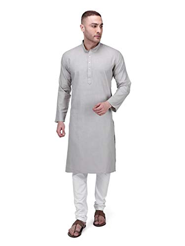 Image of Rajubhai Hargovindas Men's Premium Cotton Solid Kurta
