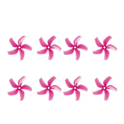 Hélice D76 5mm Pink en PC renforcé pour drone FPV O3 O4 HD - 4 paires