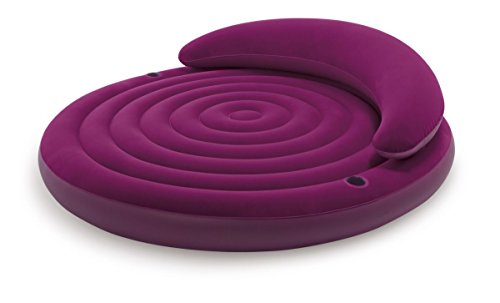 Intex 68881NP Pouf Gonflable Lounge Cosy Prune, Violet, 191cm x 53cm
