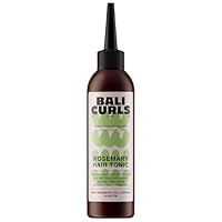BALI CURLS Rosemary Hair Tonic – Veganes Haartonikum mit Rosmarinöl & Koffein – Haarwasser zur Kopfhautpflege & Förderung von Haarwachstum – Für kräftiges, gepflegtes Haar – 100 ml