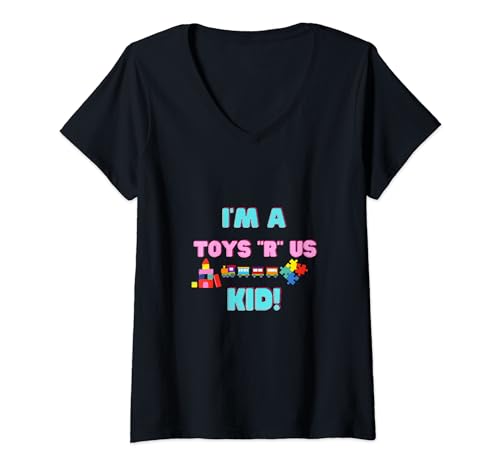 I'm A Toys R' Us Kid Toy Collector V-Neck T-Shirt