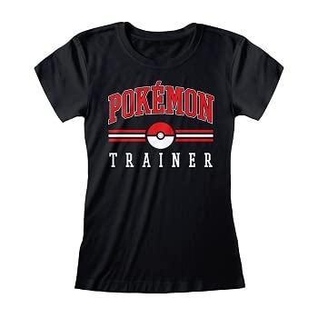 HEROES INC EUROPE B.V. T-Shirt Girl Pokemon Trainer S Black