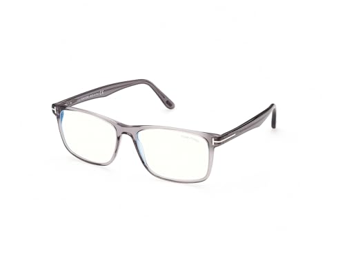 Image of Tom Ford FT 5752-B BLUE BLOCK Transparent Grey /Blue Filter 55 /16 /145 men Eyewear Frame