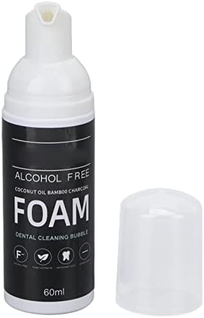 60ml Bamboo Charcoal Foam Toothpaste Coconut Oil Stain Removal Teeth Whitening Mousse Toothpaste