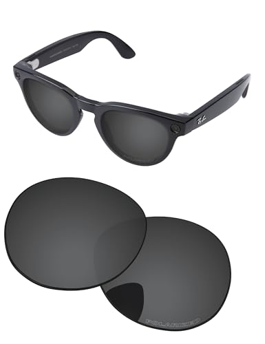 Image of Replacement Lenses for Ray-Ban Meta Headliner RW4009 & RW4013 50mm AI Glasses - Photochromic, Anti Blue Light Lens